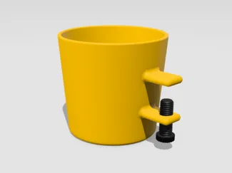 Desk cup holder
