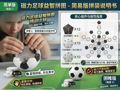 1:1 Soccer Puzzle Toy