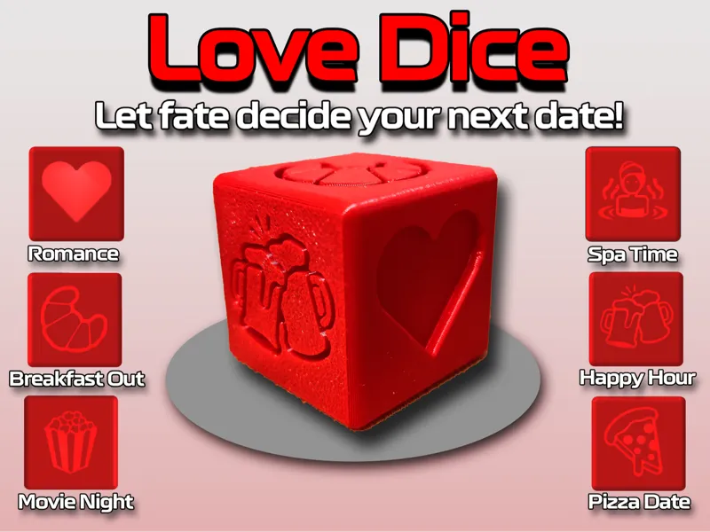 Love Dice - Decision Maker