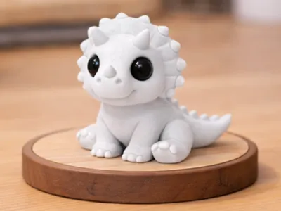 Cute Baby Triceratops