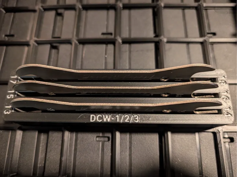 Gridfinity Park Tool Double-Ended Cone Wrench Tray