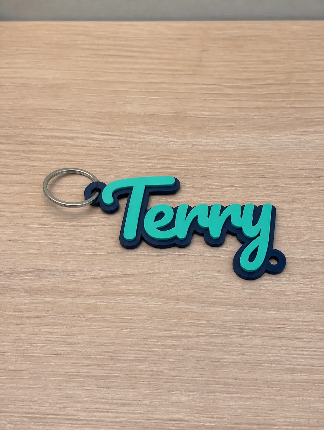 Customizable Name Keychain view 3