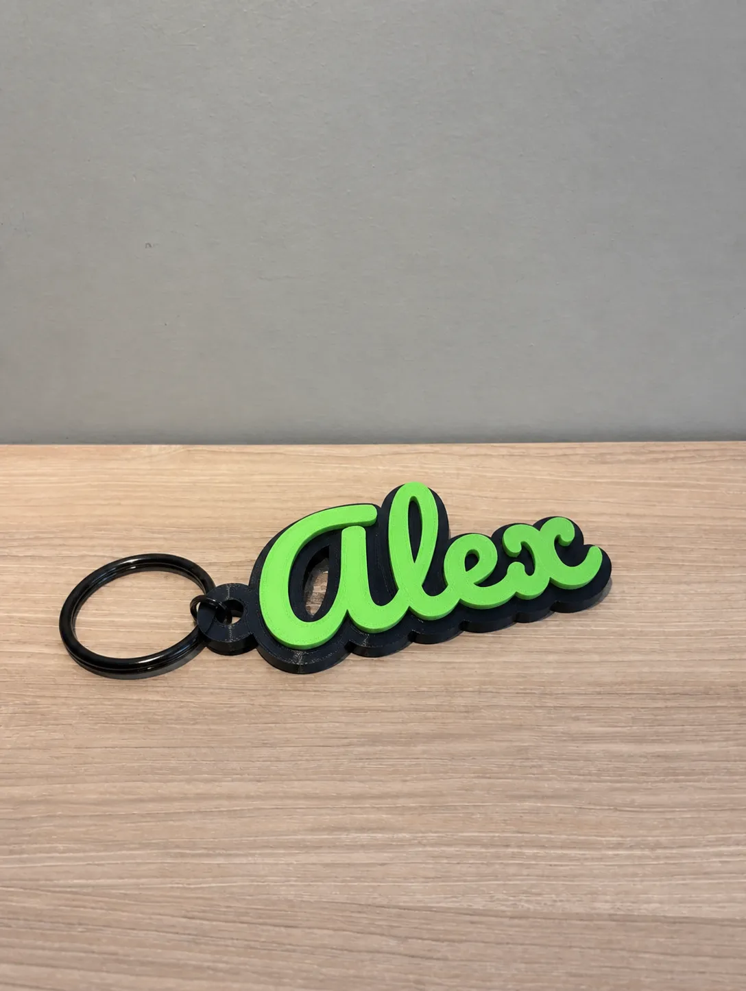 Customizable Name Keychain view 4