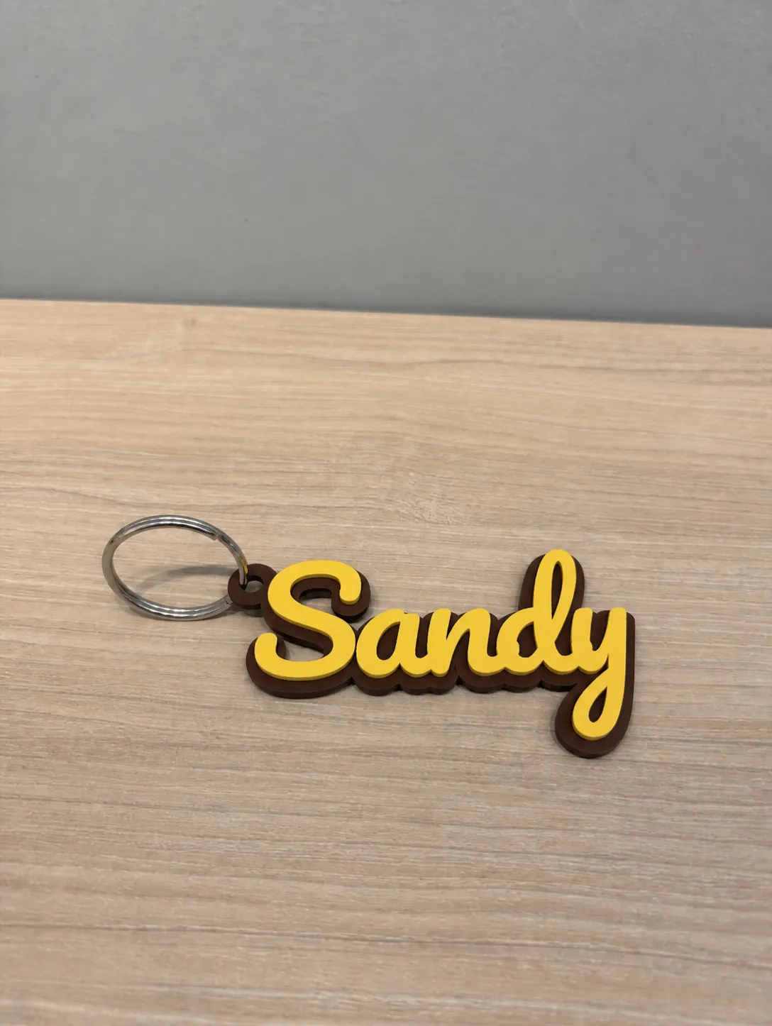 Customizable Name Keychain view 2