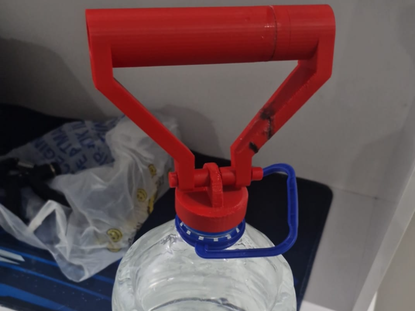 Water Bottle Dumbbell Handle