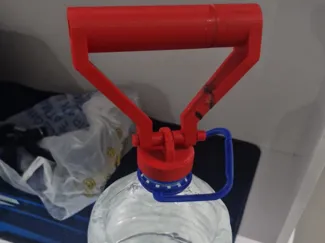 Water Bottle Dumbbell Handle