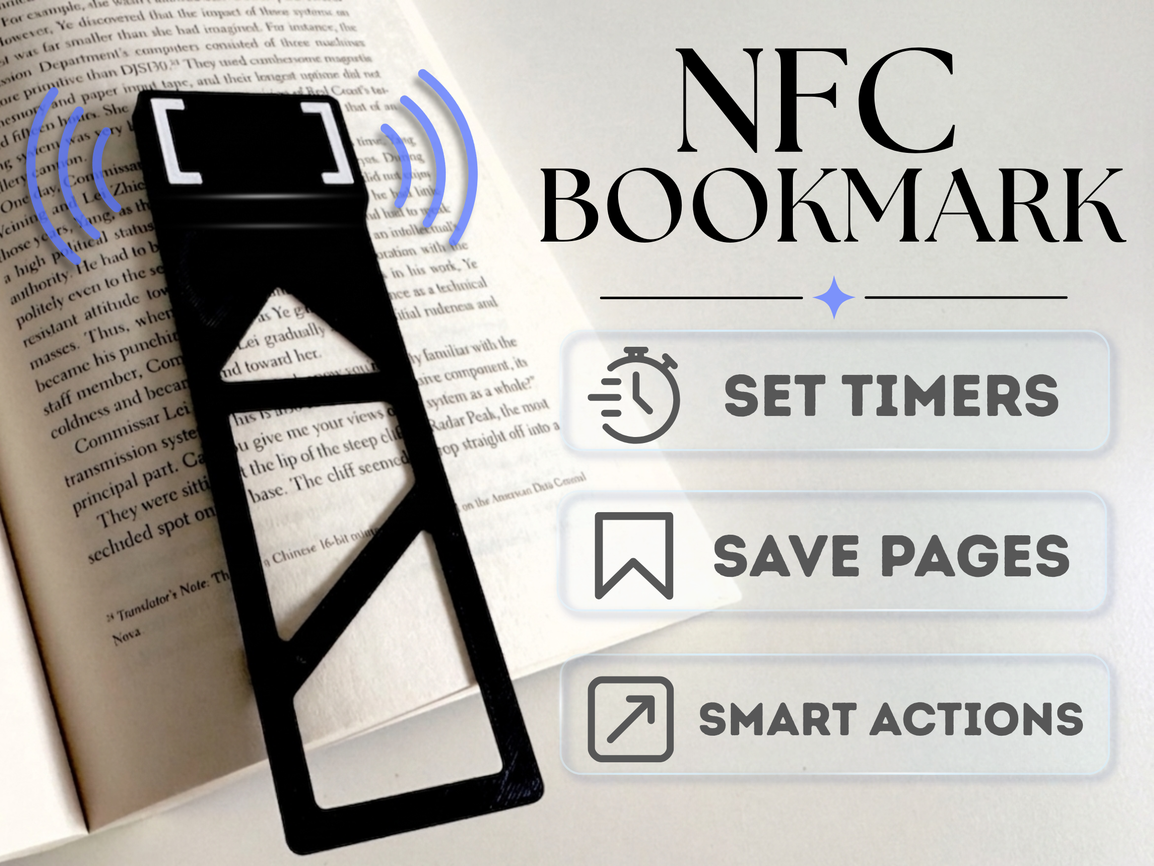 Miniatura 1 do modelo 3D NFC Bookmark - Programmable NFC Shortcuts
