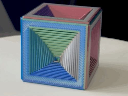 Snap-Together Nesting Fidget Cube (No Supports)
