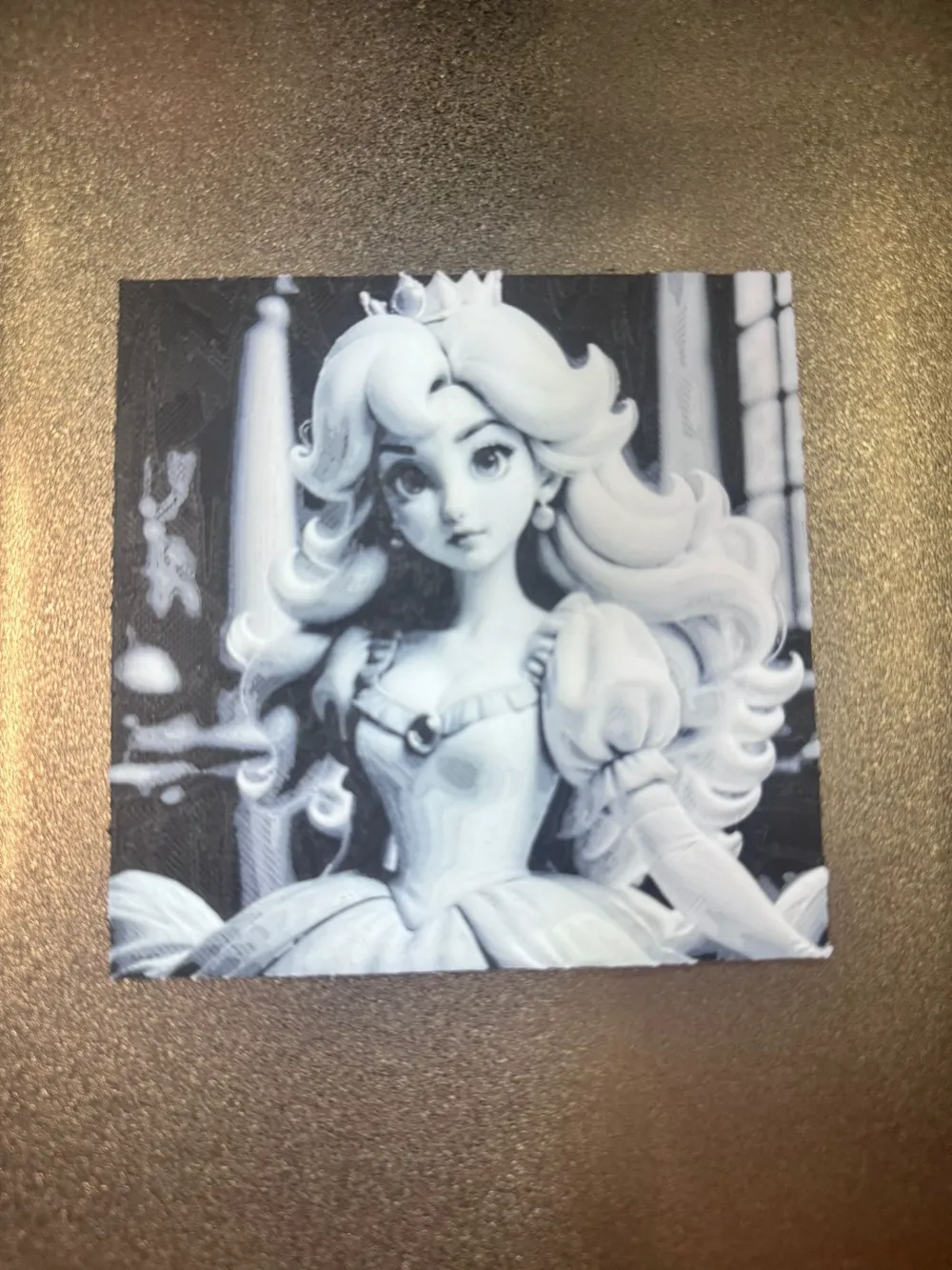 princess peach hueforge by Fatalchaos25MakerWorld: Download Free 3D Models