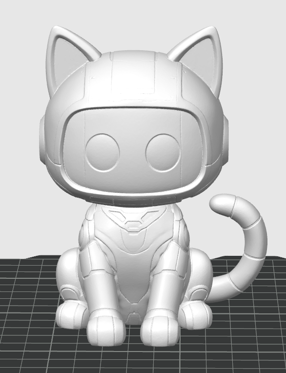 Miniatura 4 do modelo 3D Astro Cat Bot