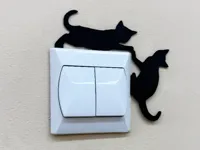 Décoration chat pour interrupteur — photo 1