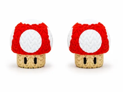 Knitted Mushroom