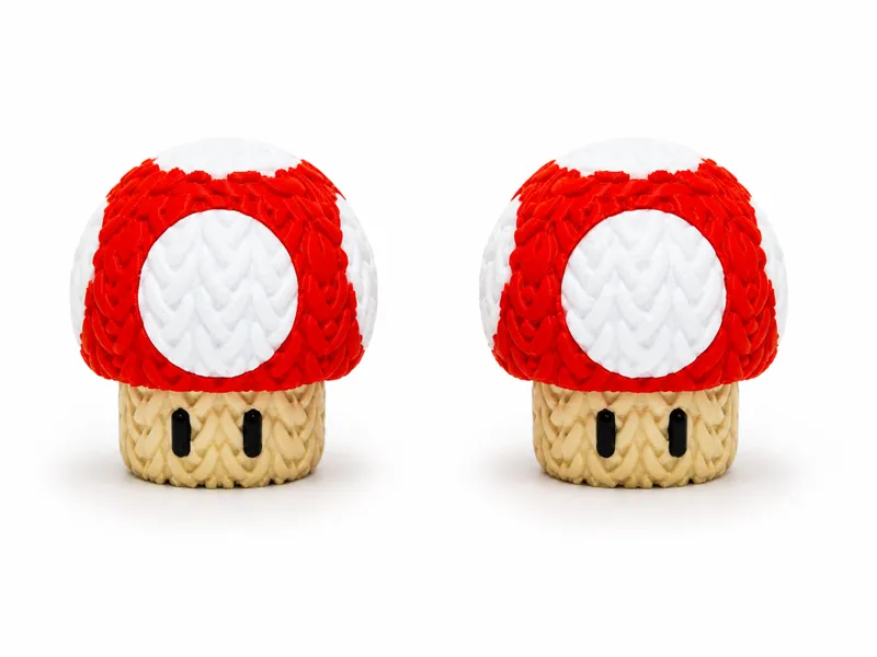 Knitted Mushroom