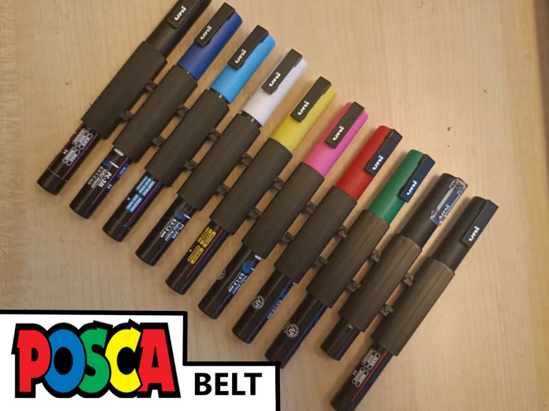 Posca Pen Belt storage
