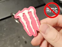 NO AMS Monster Keychain