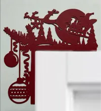 Père Noël coin de porte — photo 2