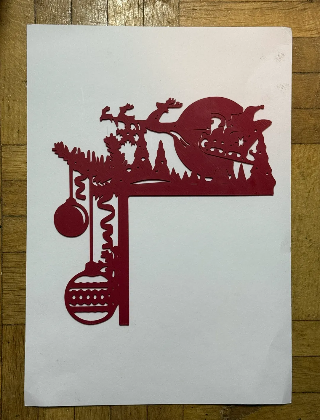 Père Noël coin de porte