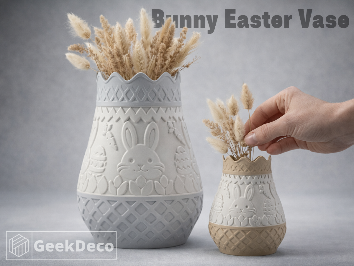 Bunny Easter Vase