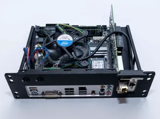 2HE 10 inch rack mount Mini-ITX + ATX PSU