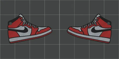 Nike Air Jordan Earrings view 2