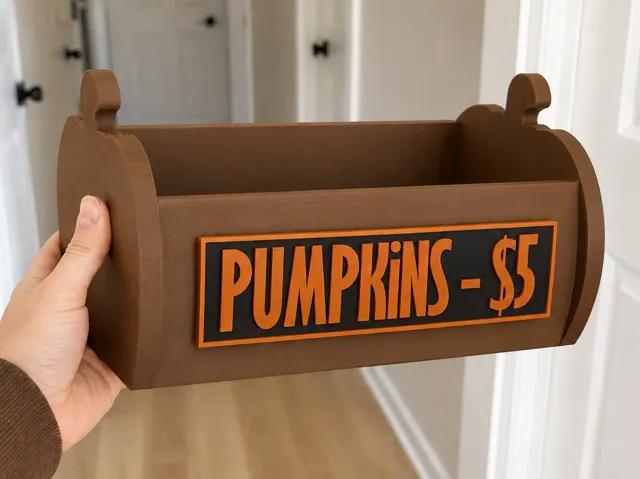 Pumpkin Market Crate & Sign Options - Autumn/Fall