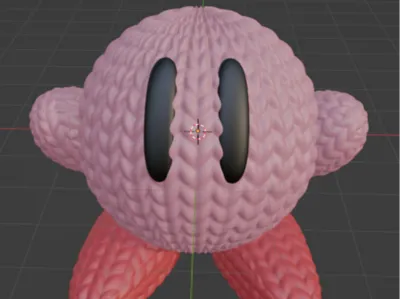 Knitted kirby