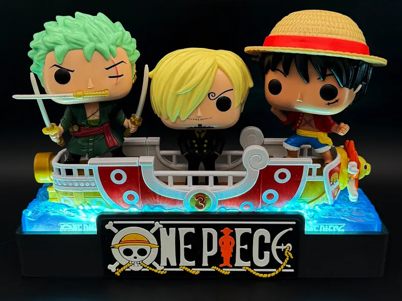 Base con o senza Led per Funko Pop OnePiece kinder
