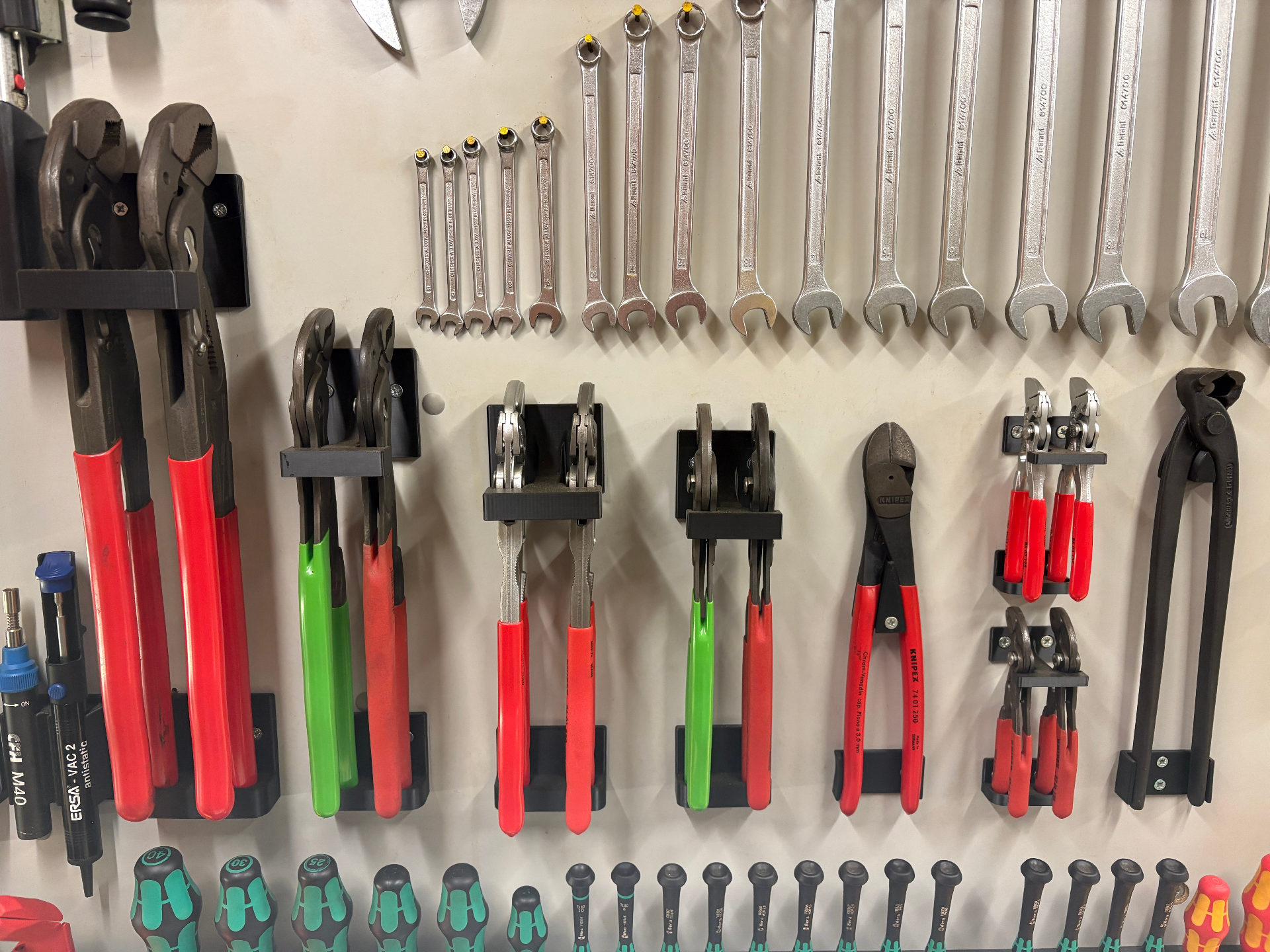 Knipex Zangen Halter Set Wandhalter Werkstatt