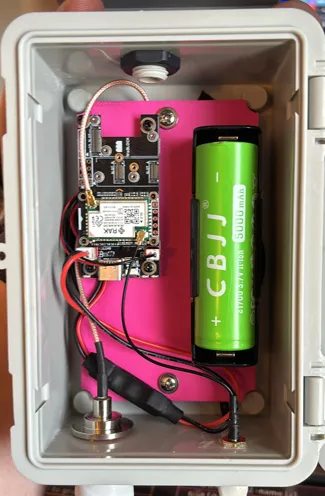 Meshtastic small ABS box plate