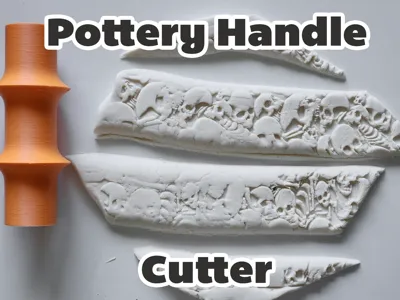 Pottery handle cutter