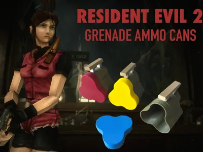 Resident Evil 2 Grenade Ammo Case