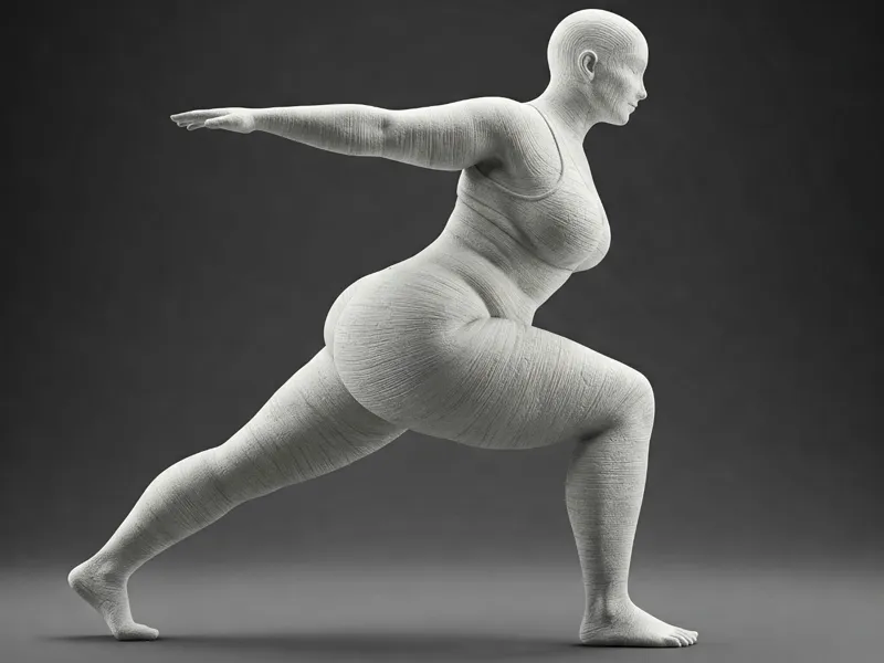 Yoga Plus Size – Dynamic Pose #1 