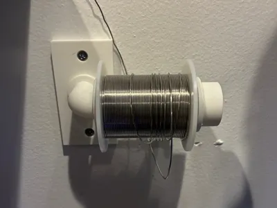 Solder Spool Holder Wall Mount