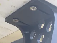 With screw holes and adjustment
