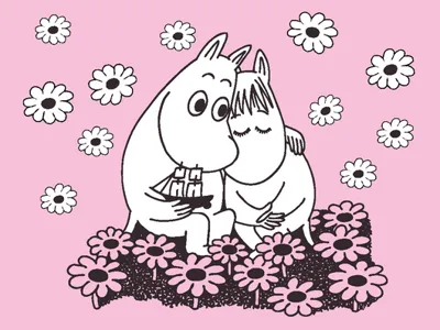 Moomin cuddle Lightbox