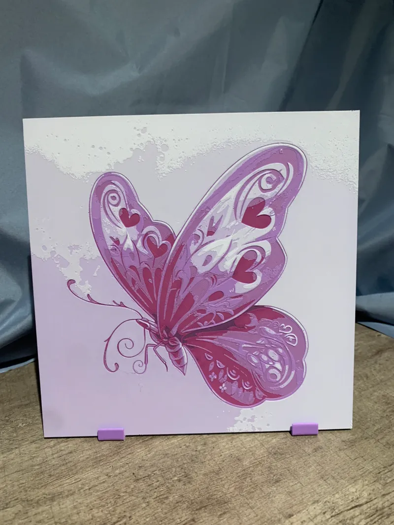 Cute purple Butterfly (HueForge)