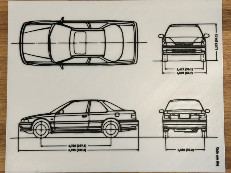 90-91 Accord Coupe Blueprints