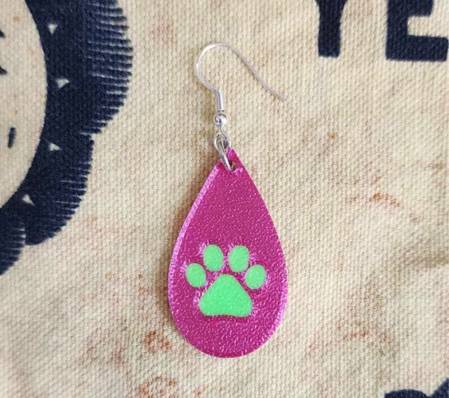 Tear Drop Paw Earrings AMS needed