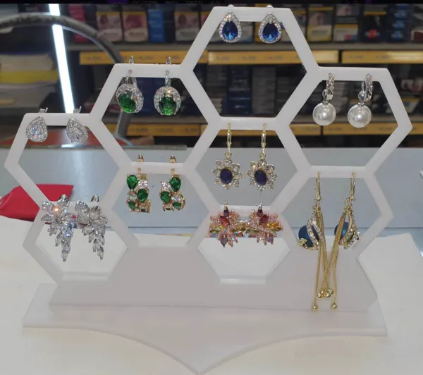 Présentoir à boucles d'oreilles