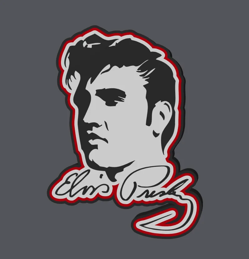 Elvis led Light box
