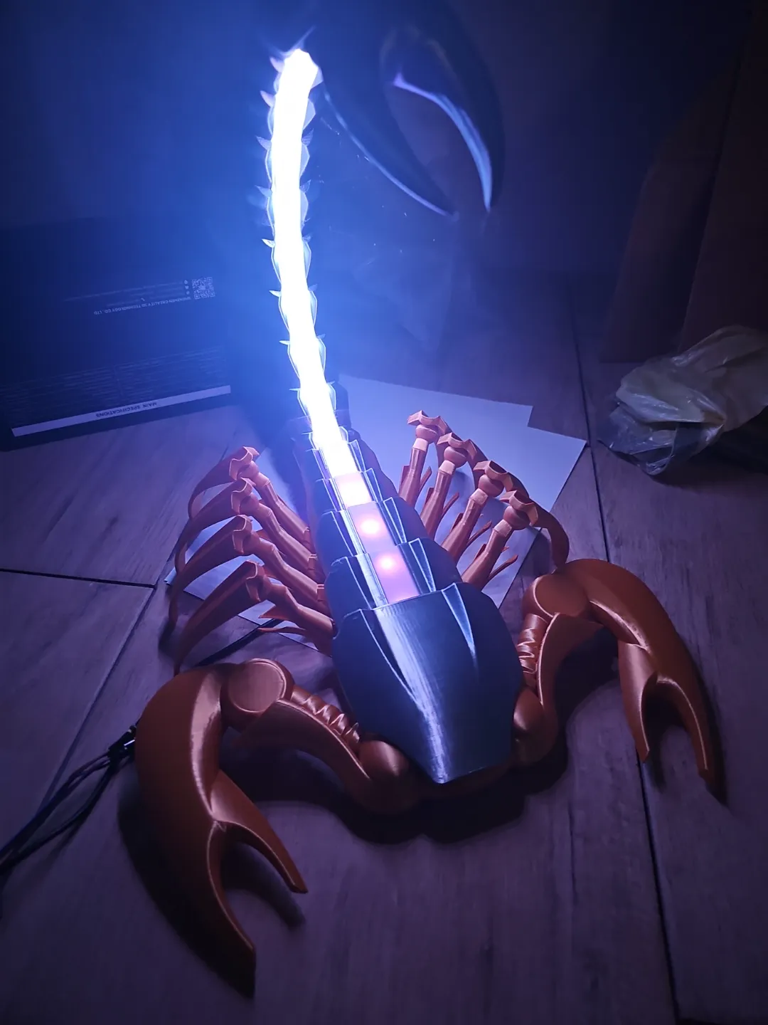 Scorpion Headphone LED Stand view 3