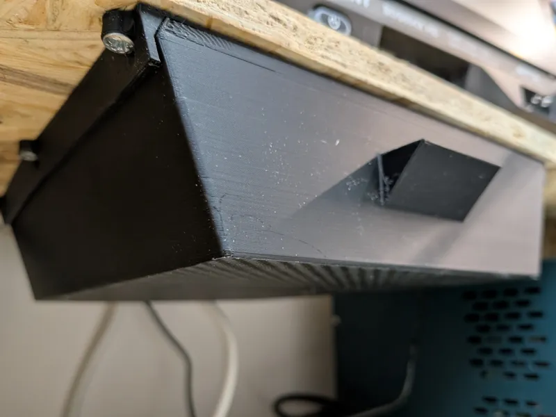 Under-Desk Drawer with rail