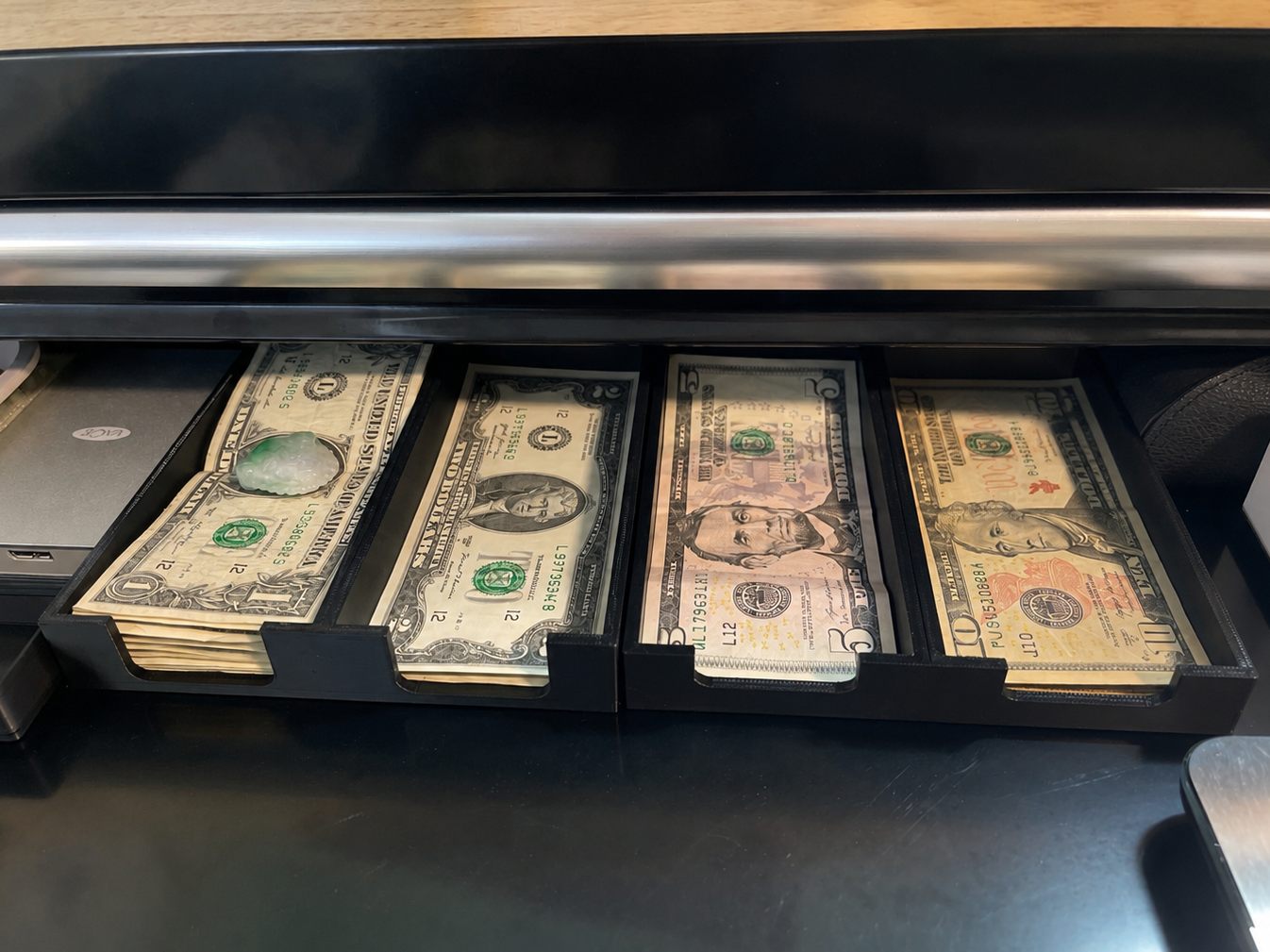 Drawer Insert Bill Holder | Cash Organizer