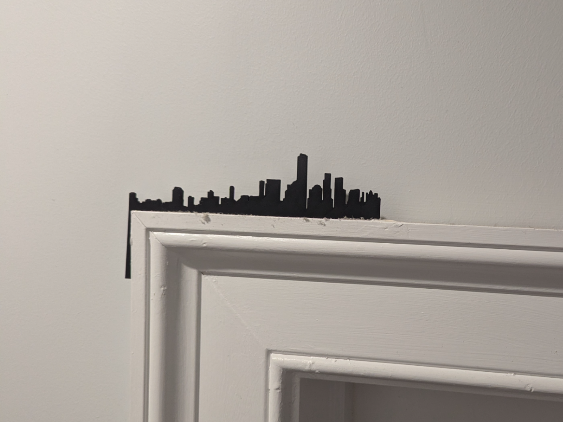New York Skyline door corner