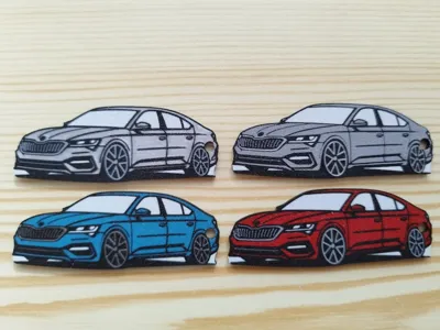 Skoda Superb 3 Facelift keychain