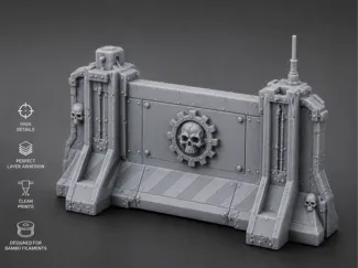 Modular Grimdark Battlefield Barrier
