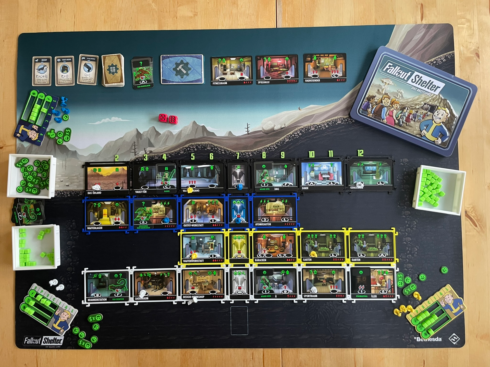 Fallout Shelter Spiele Rahmen & Organizer