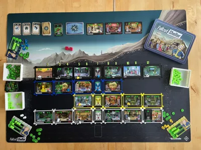 Fallout Shelter Game Frame & Organizer