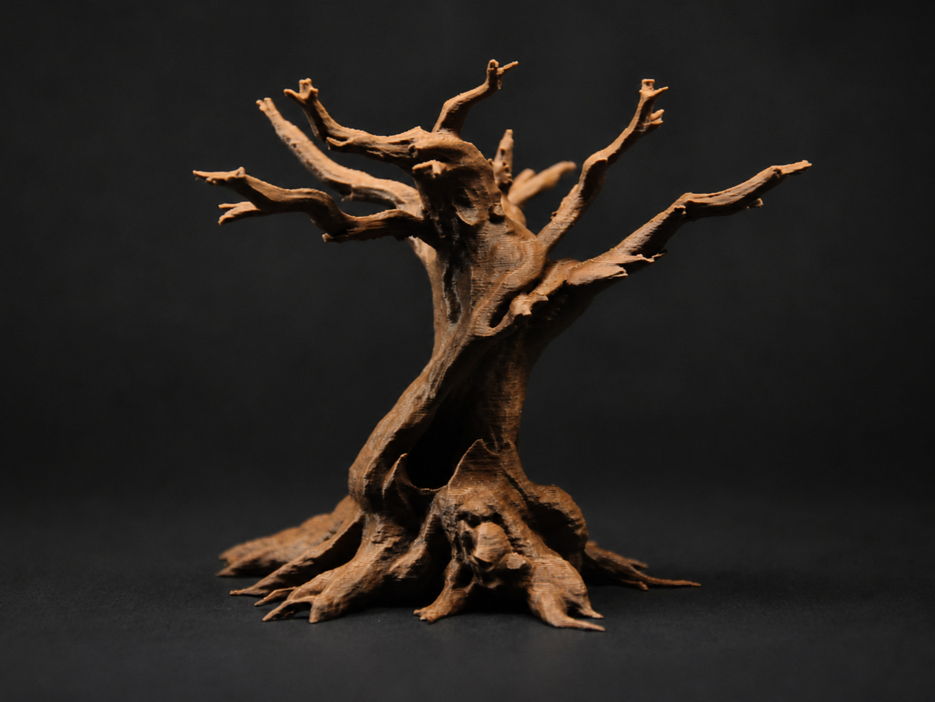Dead tree #3 - DND Miniature Terrain 