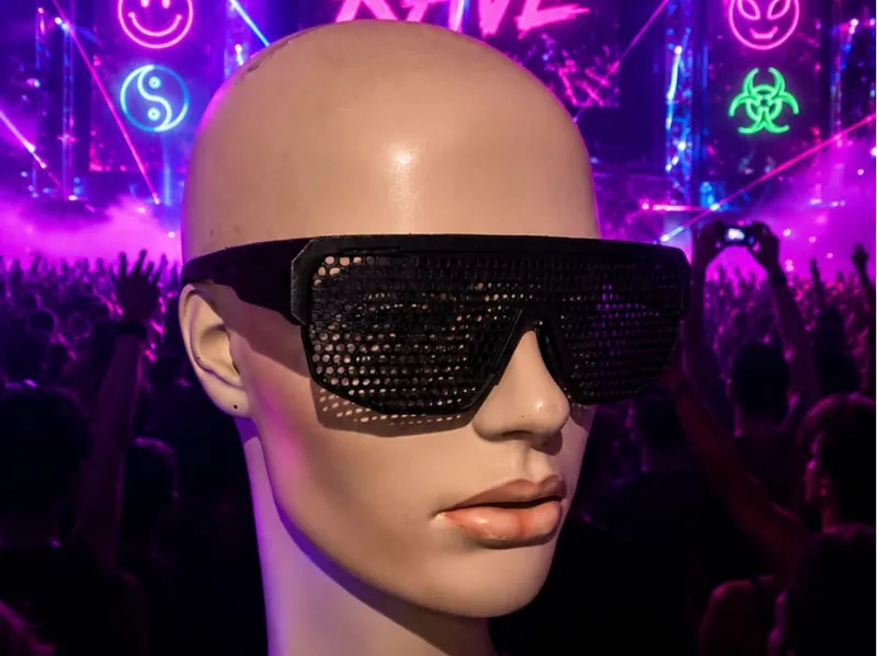 SunGlasses Rave Glasses Techno